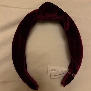 Crewcuts Rich Velvet Maroon Headband